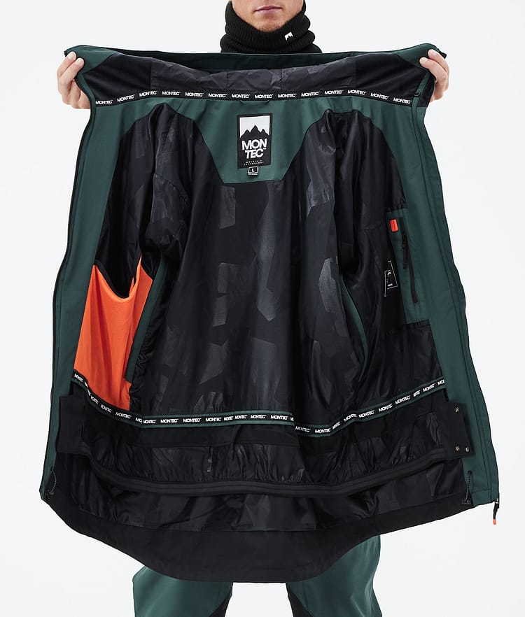 Montec Moss 21 Bunda na Snowboard Pánské Dark Atlantic/Black Renewed, Obrázek 12 z 12