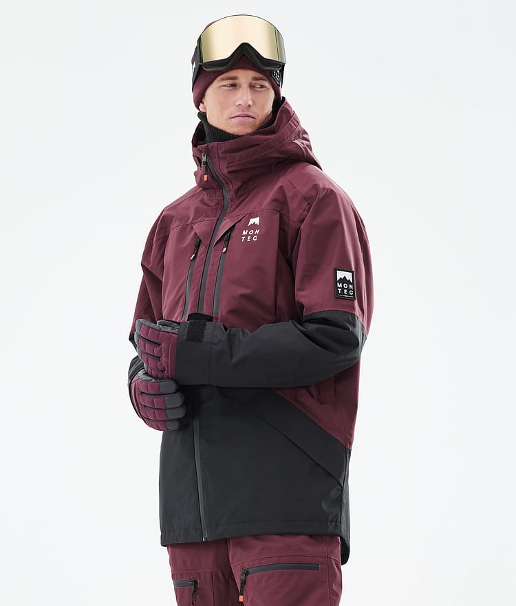 Montec Moss 21 Kurtka Narciarska Mężczyźni Burgundy/Black, Zdjęcie 2 z 13