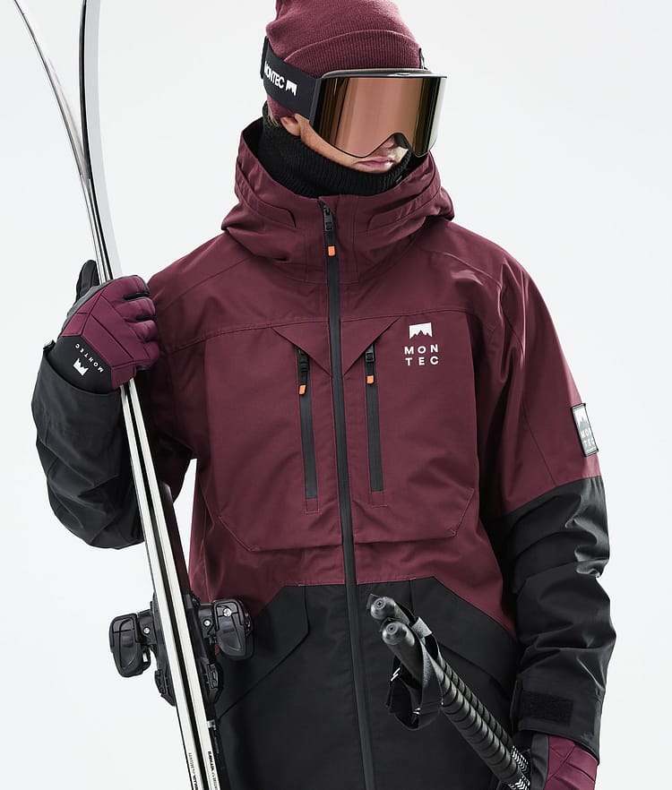 Montec Moss 21 Kurtka Narciarska Mężczyźni Burgundy/Black, Zdjęcie 3 z 13