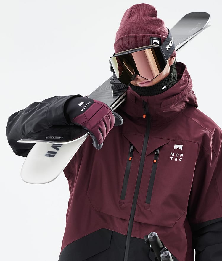 Montec Moss 21 Kurtka Narciarska Mężczyźni Burgundy/Black, Zdjęcie 4 z 13