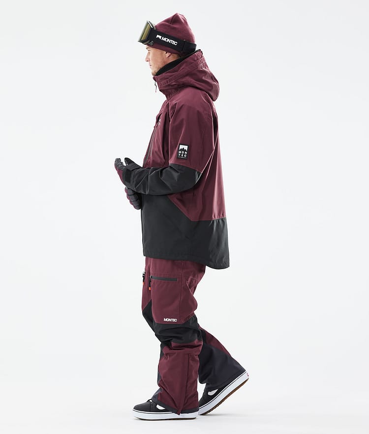 Montec Moss 21 Chaqueta Snowboard Hombre Burgundy/Black, Imagen 7 de 13