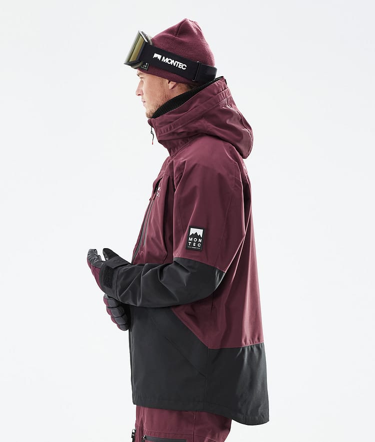 Montec Moss 21 Kurtka Narciarska Mężczyźni Burgundy/Black, Zdjęcie 9 z 13