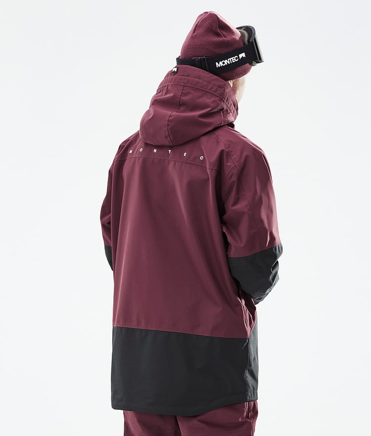 Montec Moss 21 Kurtka Narciarska Mężczyźni Burgundy/Black, Zdjęcie 10 z 13