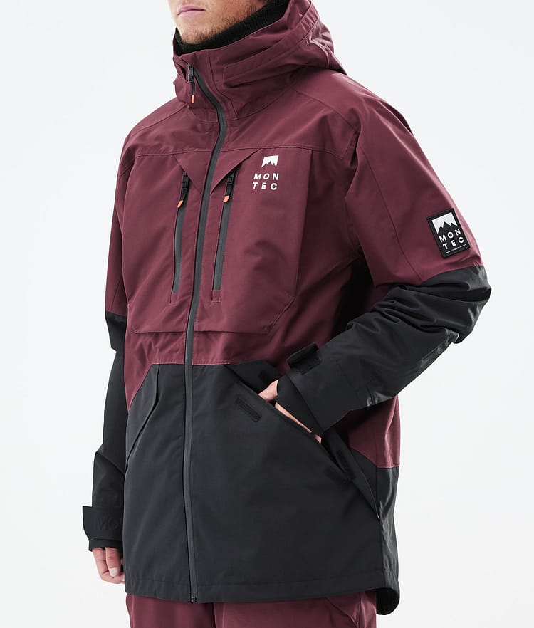 Montec Moss 21 Kurtka Narciarska Mężczyźni Burgundy/Black, Zdjęcie 11 z 13