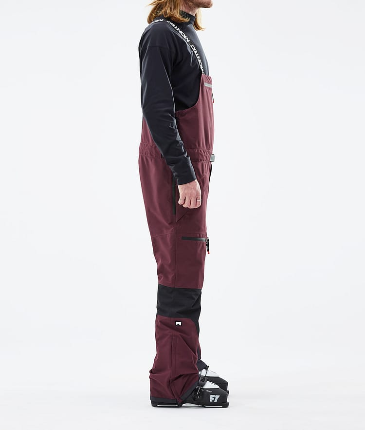 Montec Moss 21 Pantalones Esquí Hombre Burgundy/Black, Imagen 2 de 6
