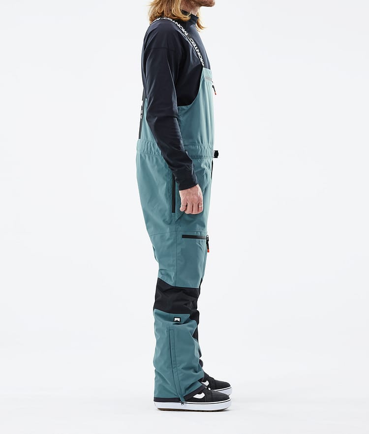 Montec Moss 21 Kalhoty na Snowboard Pánské Atlantic/Black Renewed, Obrázek 2 z 6
