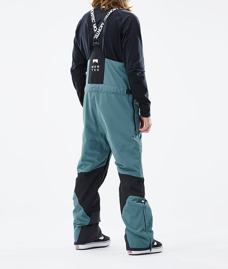 Montec Moss 21 Kalhoty na Snowboard Pánské Atlantic/Black Renewed, Obrázek 3 z 6