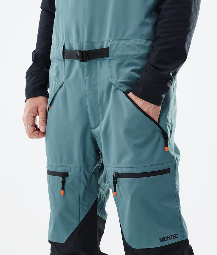 Montec Moss 21 Spodnie Narciarskie Mężczyźni Atlantic/Black, Zdjęcie 4 z 6