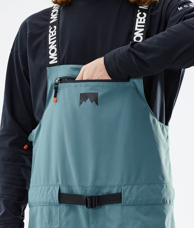 Montec Moss 21 Spodnie Narciarskie Mężczyźni Atlantic/Black, Zdjęcie 5 z 6