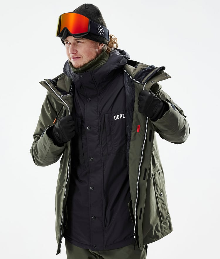Dope Insulated Chaqueta Capa Intermedia de Esquí Hombre Black, Imagen 2 de 12
