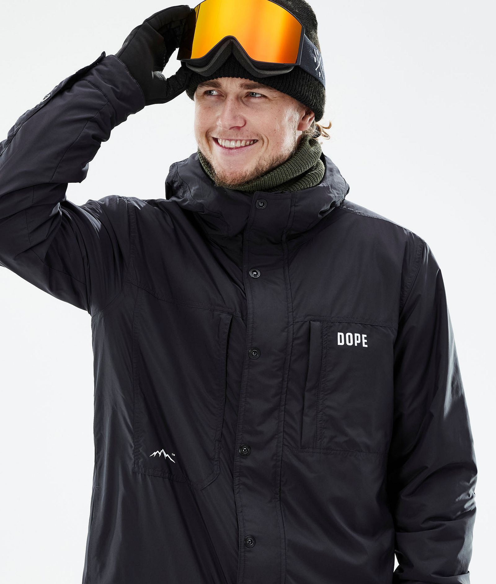 Dope Insulated Chaqueta Capa Intermedia de Esquí Hombre Black, Imagen 3 de 12