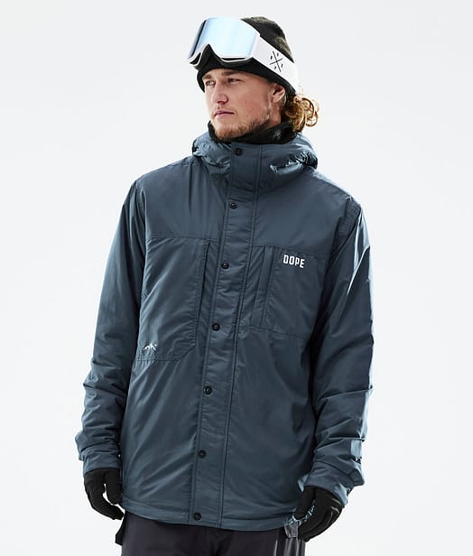 Dope Insulated Midlayer Jas Heren Metal Blue