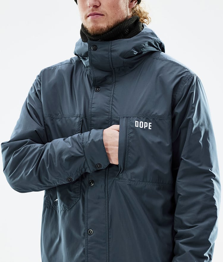 Dope Insulated Chaqueta Capa Intermedia de Esquí Hombre Metal Blue, Imagen 10 de 12