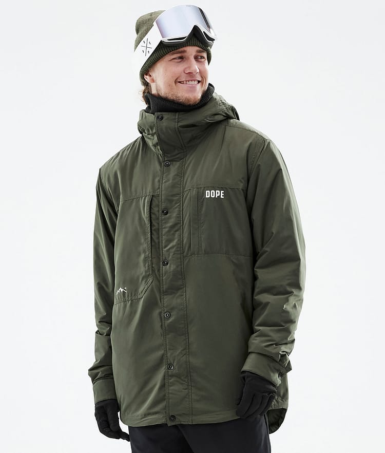 Dope Insulated Bunda střední vrstvy Lyžařský Pánské Olive Green, Obrázek 1 z 12