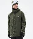 Dope Insulated Midlayer Jas Heren Olive Green