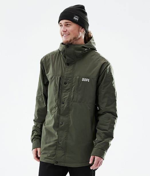 Dope Insulated Chaqueta Capa Intermedia de Outdoor Hombre Olive Green