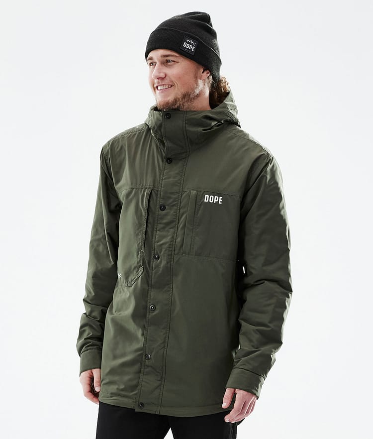 Dope Insulated Chaqueta Capa Intermedia de Outdoor Hombre Olive Green, Imagen 1 de 12