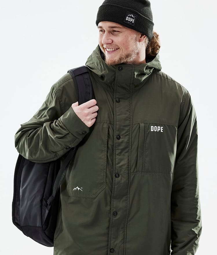 Dope Insulated Chaqueta Capa Intermedia de Outdoor Hombre Olive Green, Imagen 2 de 12