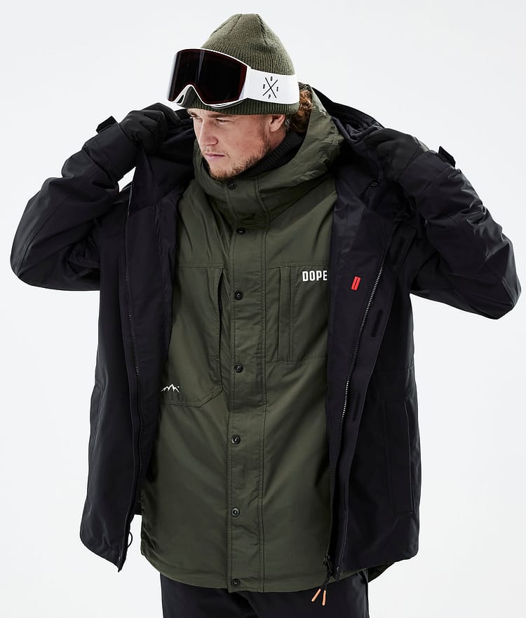 Dope Insulated Chaqueta Capa Intermedia de Esquí Hombre Olive Green, Imagen 2 de 12