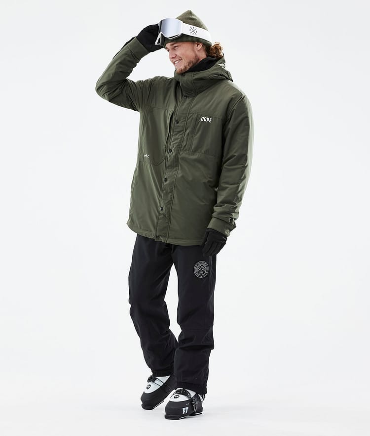 Dope Insulated Bunda střední vrstvy Lyžařský Pánské Olive Green, Obrázek 5 z 12