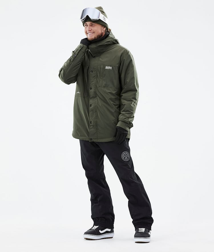 Dope Insulated Bunda střední vrstvy Pánské Olive Green Renewed, Obrázek 5 z 12