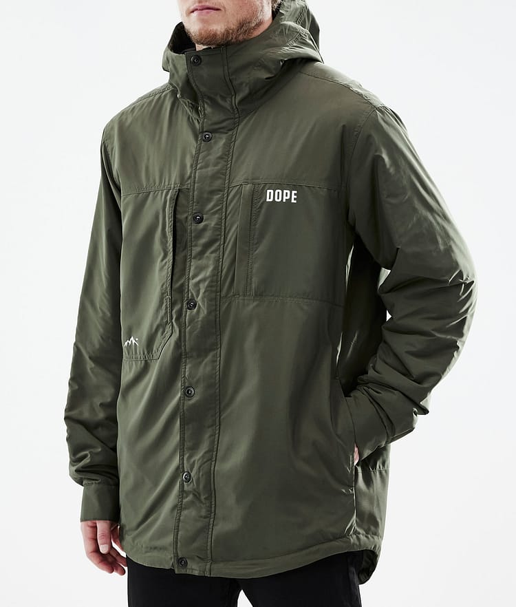 Dope Insulated Chaqueta Capa Intermedia de Outdoor Hombre Olive Green, Imagen 9 de 12