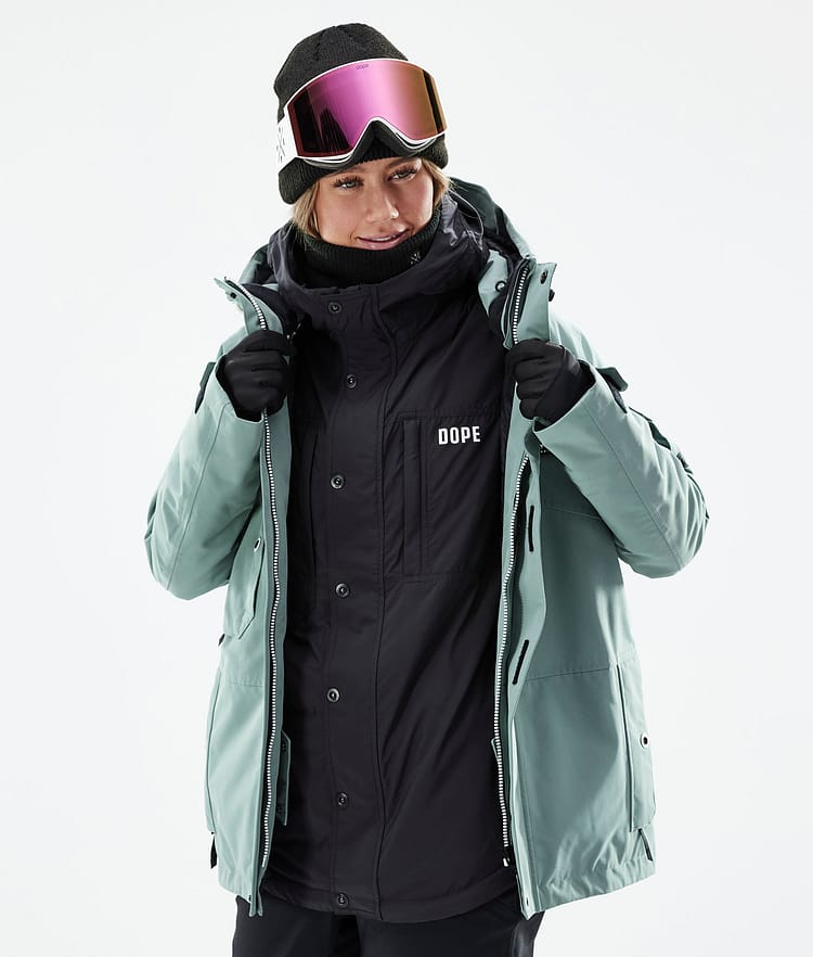 Dope Insulated W Kurtka typu midlayer Narciarski Kobiety Black, Zdjęcie 2 z 12