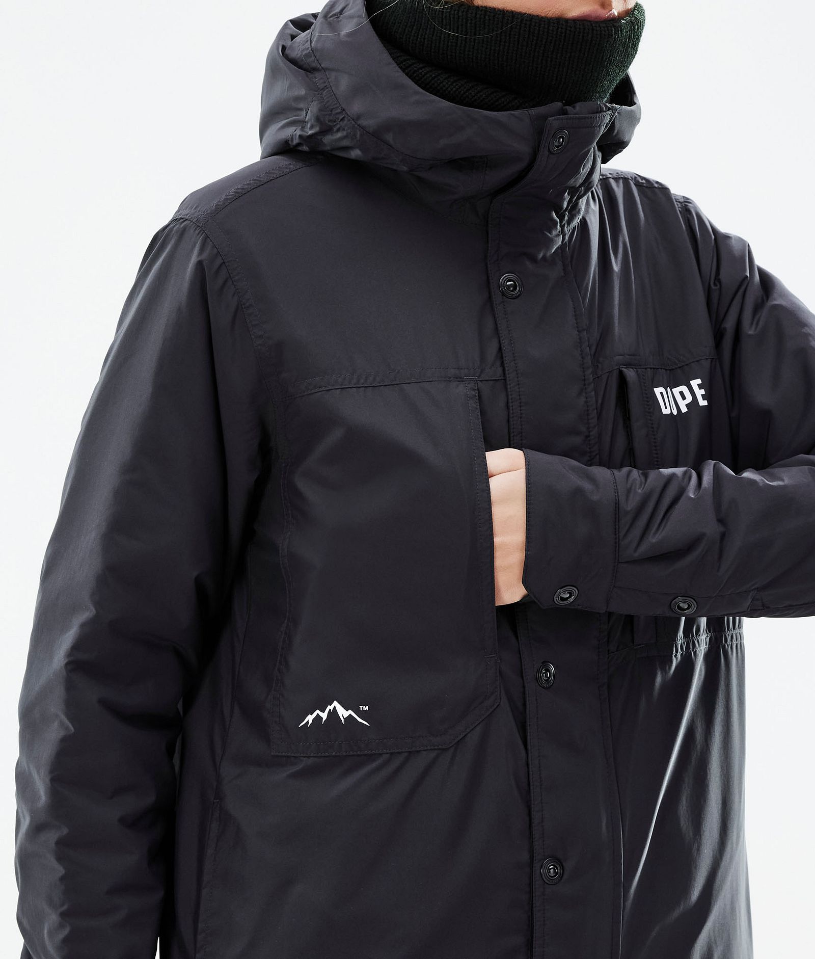 Dope Insulated W Kurtka typu midlayer Narciarski Kobiety Black, Zdjęcie 11 z 12