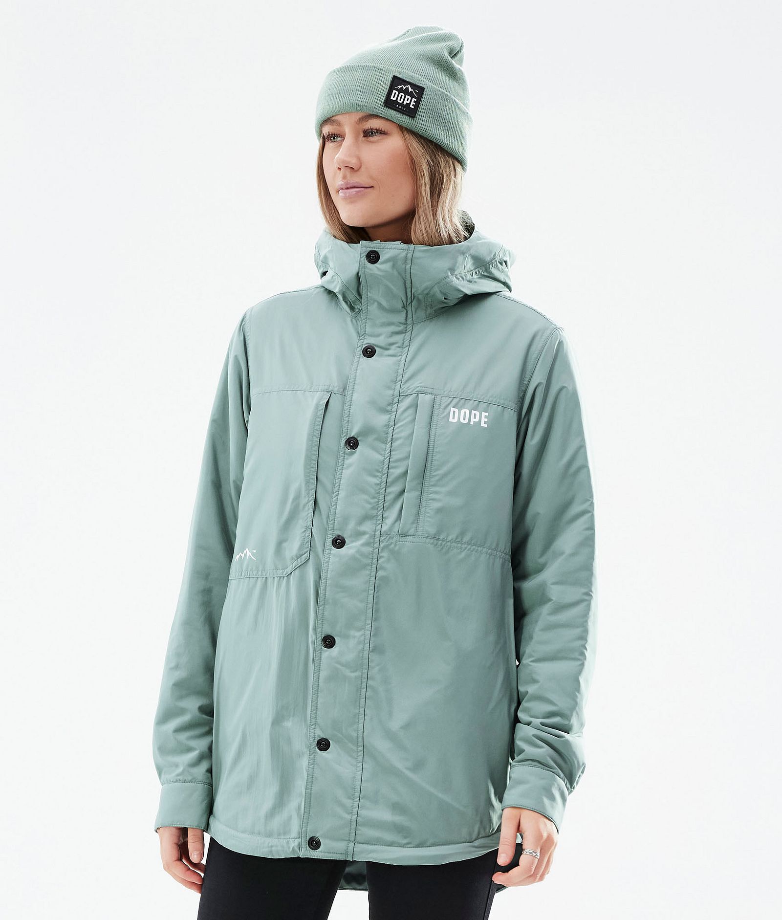 Dope Insulated W Chaqueta Capa Intermedia de Outdoor Mujer Faded Green, Imagen 1 de 10