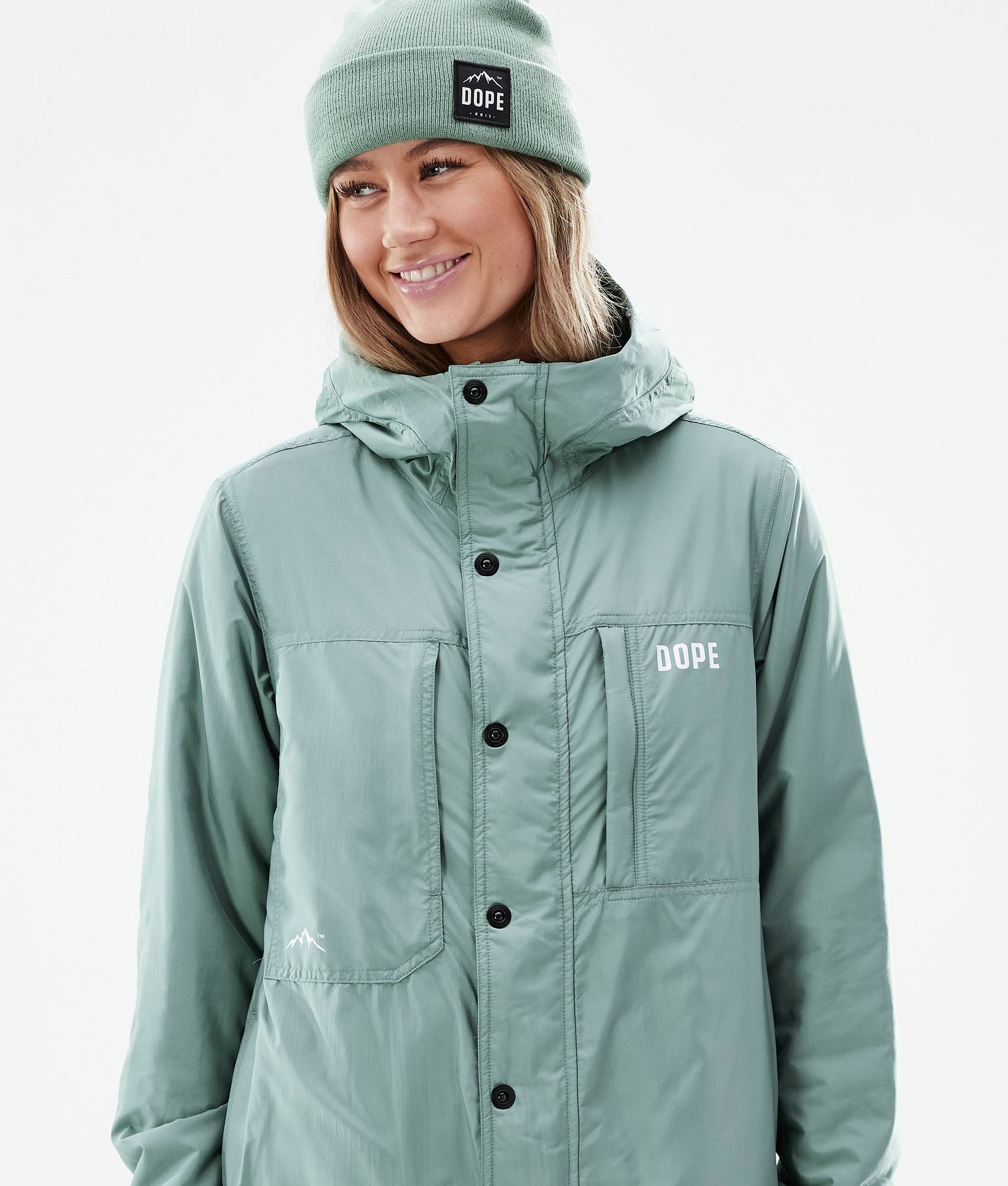 Dope Insulated W Chaqueta Capa Intermedia de Outdoor Mujer Faded Green, Imagen 2 de 10