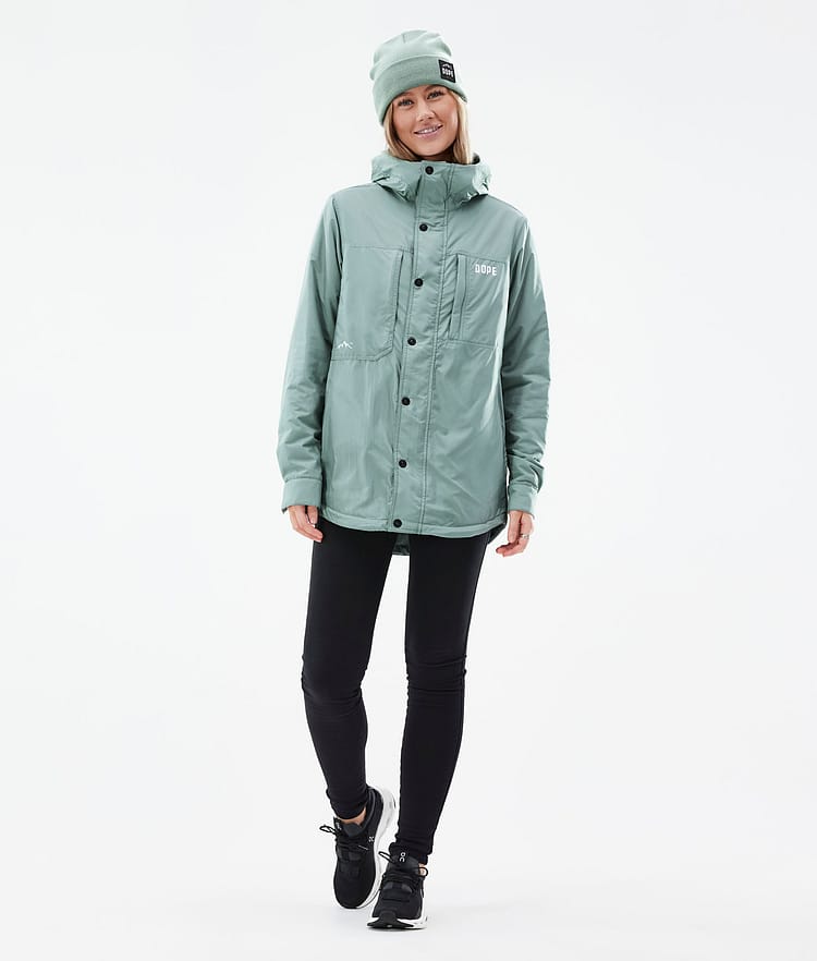 Dope Insulated W Chaqueta Capa Intermedia de Outdoor Mujer Faded Green, Imagen 3 de 10