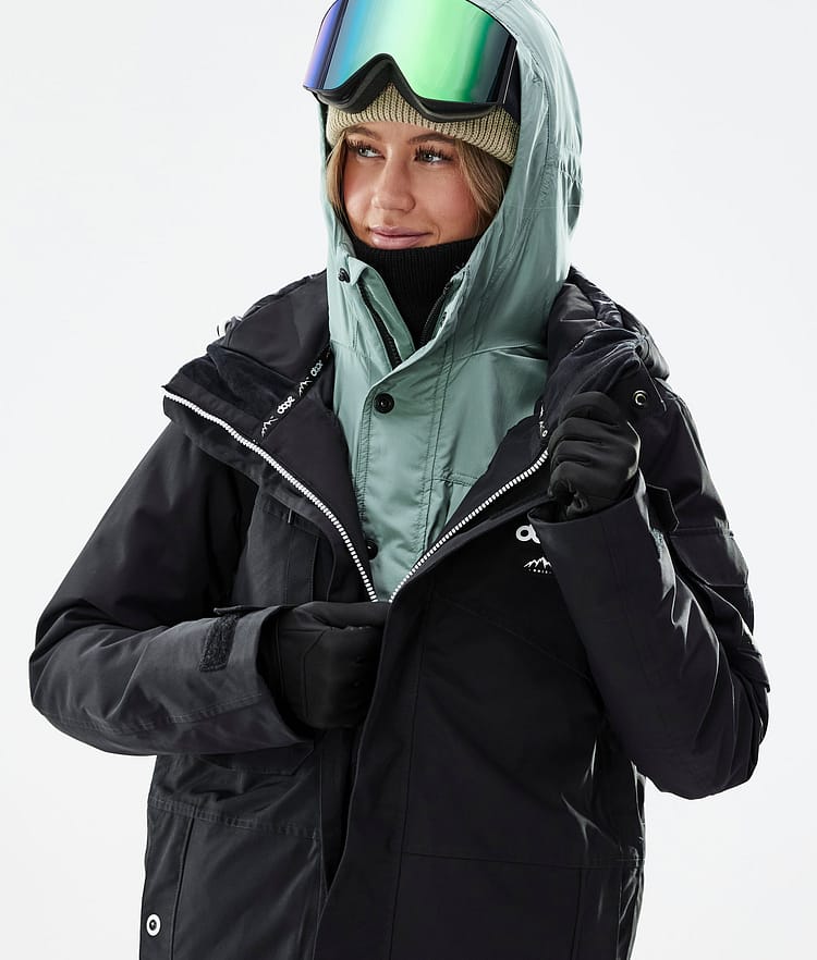 Dope Insulated W Chaqueta Capa Intermedia de Esquí Mujer Faded Green, Imagen 4 de 12