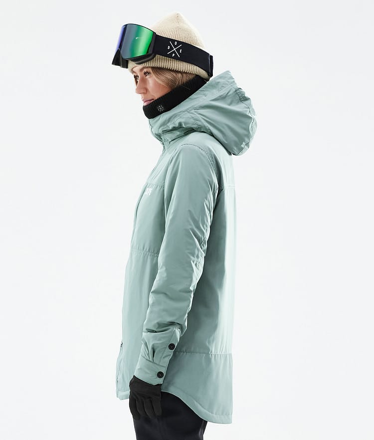 Dope Insulated W Chaqueta Capa Intermedia de Esquí Mujer Faded Green, Imagen 7 de 12
