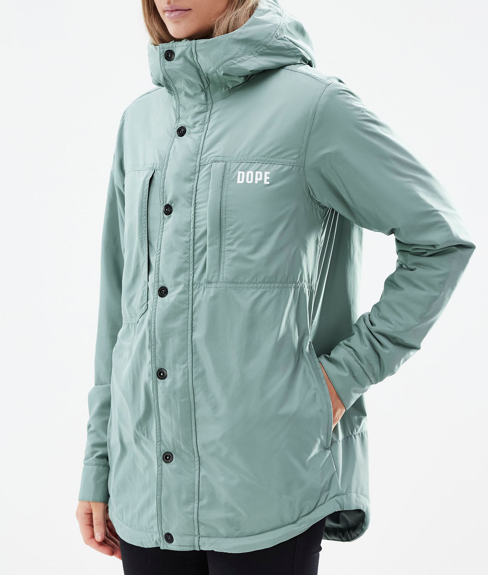 Dope Insulated W Chaqueta Capa Intermedia de Outdoor Mujer Faded Green, Imagen 7 de 10