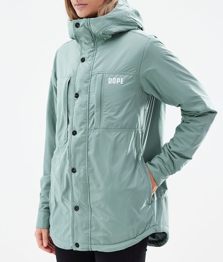 Dope Insulated W Chaqueta Capa Intermedia de Outdoor Mujer Faded Green, Imagen 7 de 10
