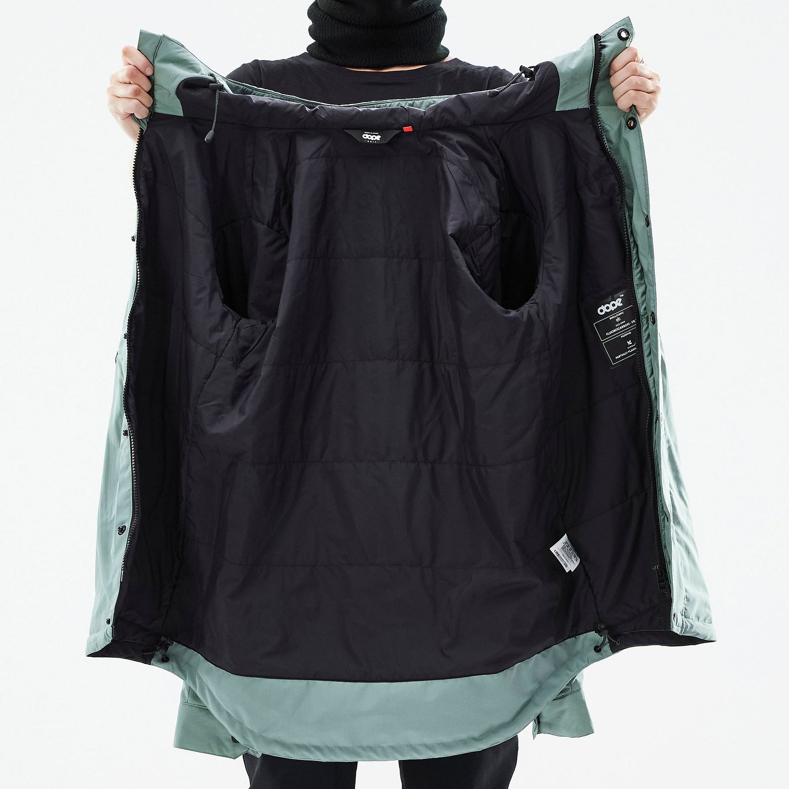 Dope Insulated W Chaqueta Capa Intermedia de Esquí Mujer Faded Green, Imagen 12 de 12