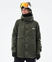 Dope Insulated W Chaqueta Capa Intermedia de Esquí Mujer Olive Green