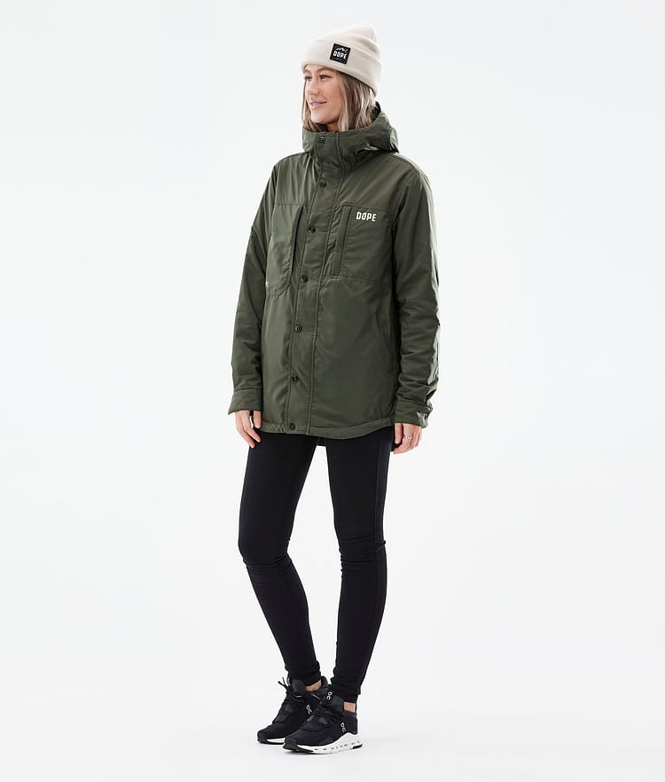 Dope Insulated W Chaqueta Capa Intermedia de Outdoor Mujer Olive Green, Imagen 3 de 10