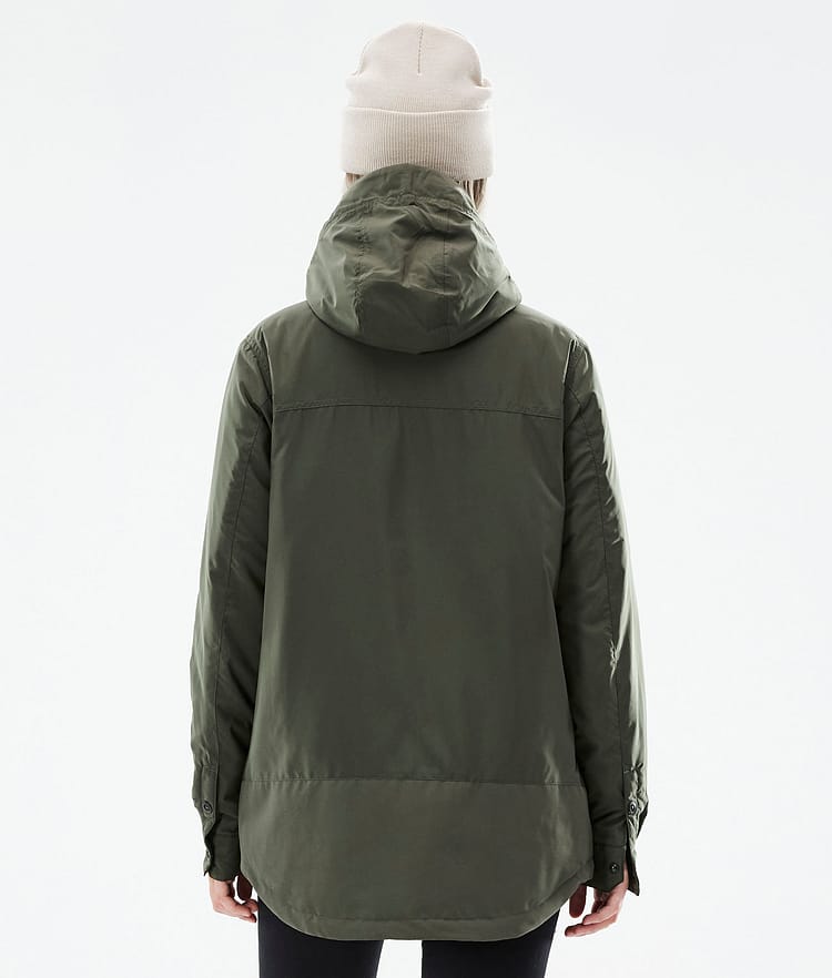 Dope Insulated W Chaqueta Capa Intermedia de Outdoor Mujer Olive Green, Imagen 6 de 10