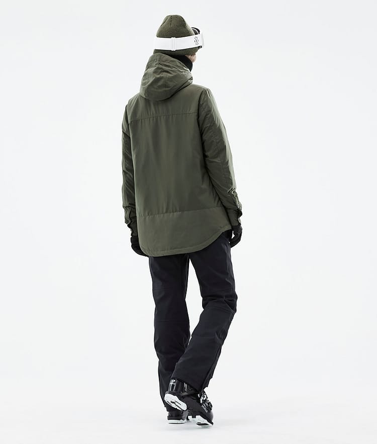Dope Insulated W Chaqueta Capa Intermedia de Esquí Mujer Olive Green, Imagen 6 de 12