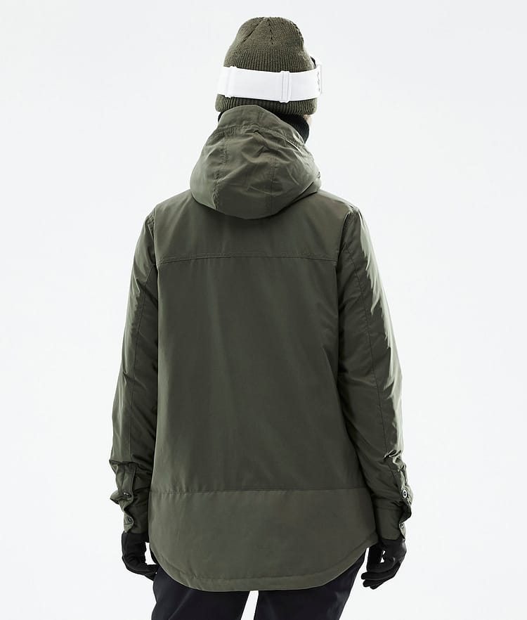 Dope Insulated W Chaqueta Capa Intermedia de Esquí Mujer Olive Green, Imagen 8 de 12