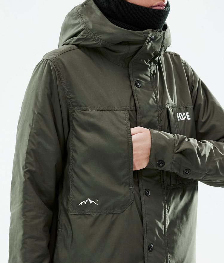 Dope Insulated W Chaqueta Capa Intermedia de Esquí Mujer Olive Green, Imagen 11 de 12