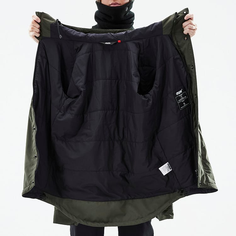 Dope Insulated W Chaqueta Capa Intermedia de Esquí Mujer Olive Green, Imagen 12 de 12