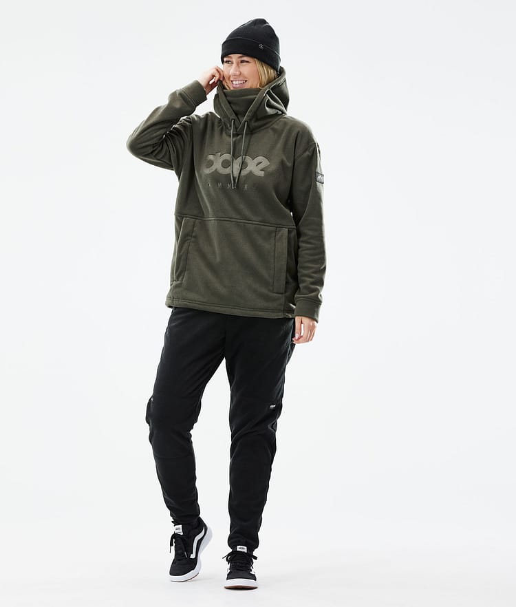 Dope Cozy II W 21 Bluza Polarowa Kobiety Olive Green, Zdjęcie 4 z 6