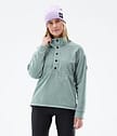 Dope Comfy W 2021 Fleece Trui Dames Faded Green