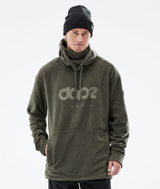 Dope Cozy II 21 Polar con Capucha Hombre Olive Green