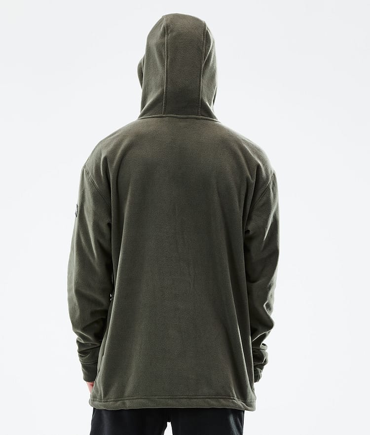 Dope Cozy II 21 Fleecová Mikina s Kapucí Pánské Olive Green, Obrázek 3 z 7