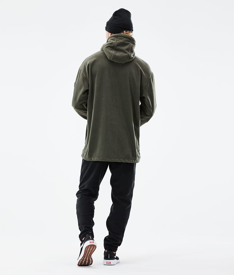 Dope Cozy II 21 Fleecová Mikina s Kapucí Pánské Olive Green, Obrázek 5 z 7