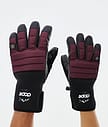 Dope Ace 2021 Ski Gloves Men Burgundy