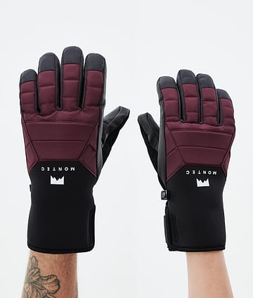 Montec Kilo 21 Lyžařské Rukavice Burgundy